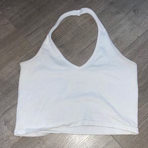 Brandy Melville white halter top